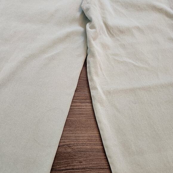 BP Women's High Waist Paperbag Ankle Twill Pants Light Lime Size 28 - Picture 11 of 12